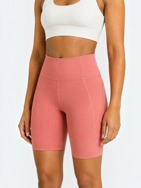 Girlfriend Collective High Rise Compressive Bike Shorts Pilates Athleisure S